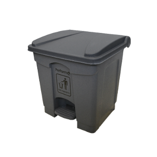 Image sur Poubelle à pédale avec couvercle - 30L